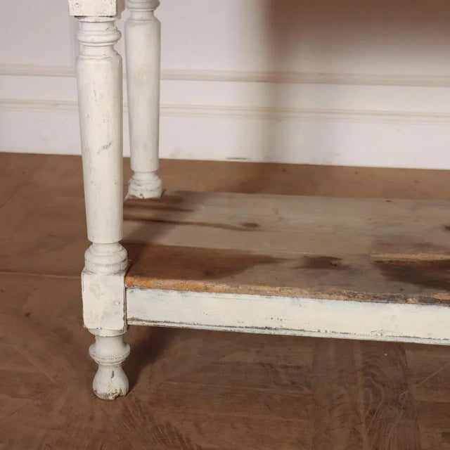 French Original Painted Drapers Console, 1890s For Sale - Image 3 of 9