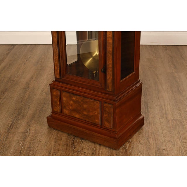 Herschede Burl Wood Five Tube Grandfather Clock For Sale In Philadelphia - Image 6 of 18