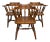 VTG Sprague & Carleton Colonial Revival Solid Maple Barrel Back Captain Chairs For Sale