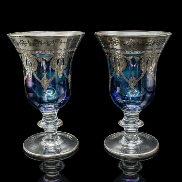 Set of 12 Vintage Wine Goblets, Italian, Handmade, Champagne Glasses, Liqueurs For Sale - Image 6 of 12