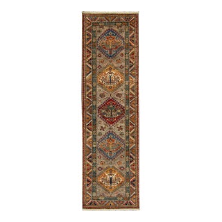 Oriental Handmade Rug 2'9" x 9'3" For Sale