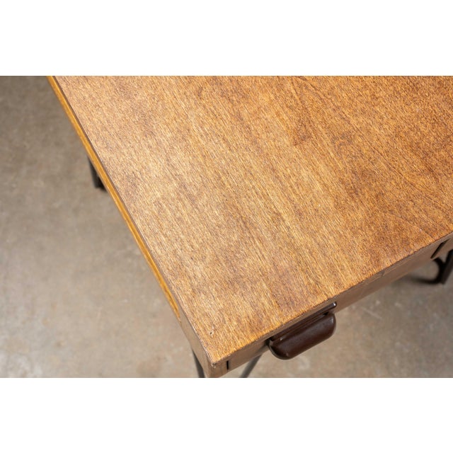 Mid-Century Modern Mid-Century Two-Drawer Oak Card Catalog by Globe-Wernicke For Sale - Image 3 of 8