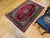 Vintage Persian Kashan Rug, Hand-Knotted Wool, Floral Pattern, Red & Navy, 4x6 For Sale In Chicago - Image 6 of 17