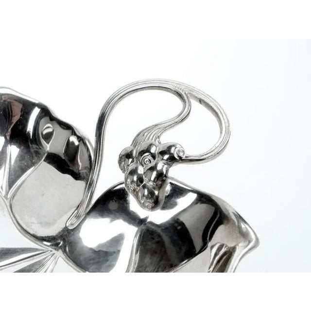 Silver Art Nouveau Bowl, Germany, 1950s For Sale - Image 8 of 9