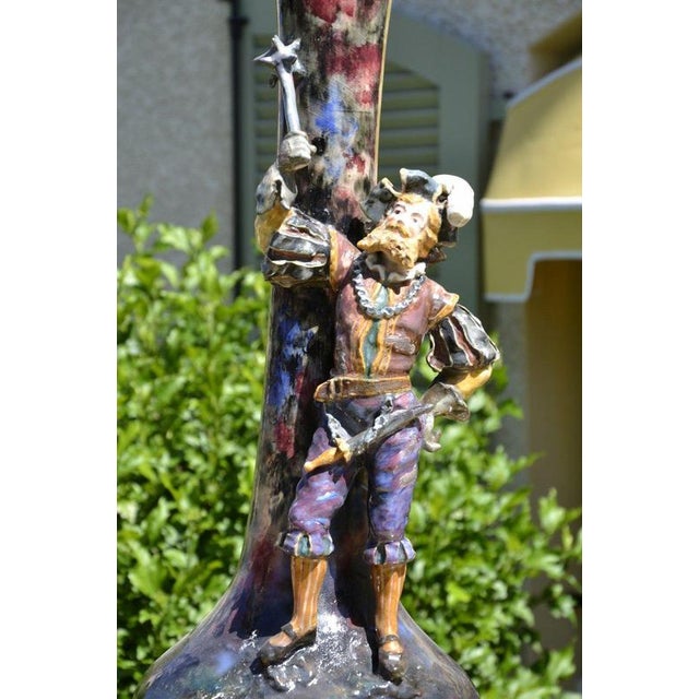 Glazed Ceramic Vases, 1920s, Set of 2 For Sale - Image 4 of 13