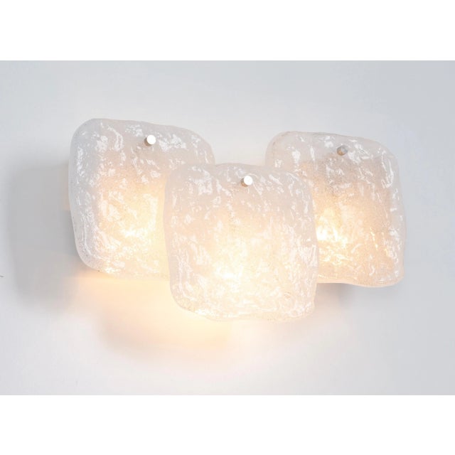 Large Wall Lights in Murano Glass from Kalmar, Austria, 1960s, Set of 2 For Sale - Image 8 of 12