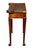 Antique English George III Mahogany Card Table / Console Table With Drawer For Sale - Image 9 of 12