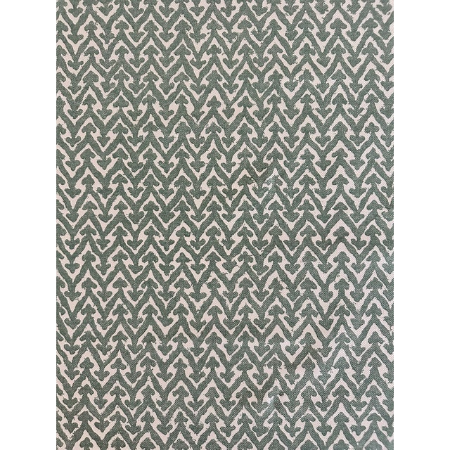 Fermoie Rabanna Cotton Fabric 2 5/8 Yards For Sale - Image 4 of 7