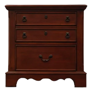 Davis International Cherry Contemporary Traditional 27" Two Drawer Nightstand B3122-402