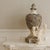 Console Table with Openwork Metal Frame and Scrollwork Ornamentation For Sale - Image 9 of 11