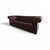 English Chesterfield Sofa in Burgundy Leather, 1980 For Sale - Image 3 of 4