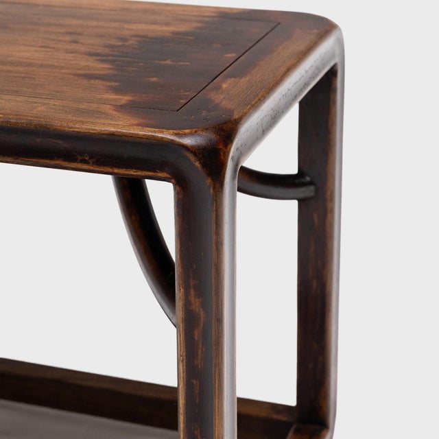 19th Century Chinese Round Corner Cube Table For Sale - Image 4 of 5