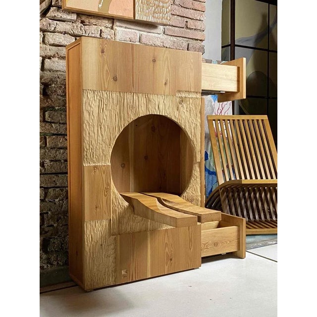 Wood VALIGIA UNO Credenza by Pietro Meccani for Meccani Design For Sale - Image 7 of 10