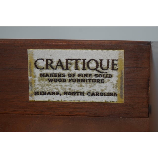 Craftique Mahogany Dropleaf Pembroke Table For Sale - Image 18 of 18