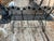 1960s 1960s Woodard "Briarwood" Wrought Iron & Mesh Patio Glider Loveseat, Attributed For Sale - Image 5 of 5