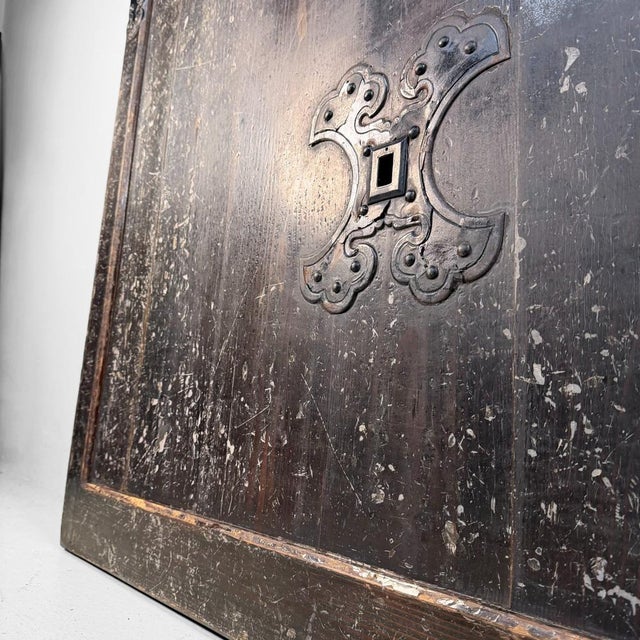 Antique Japanese Architectural Hikido Sliding Door Wall Panel, 1860s For Sale - Image 15 of 18