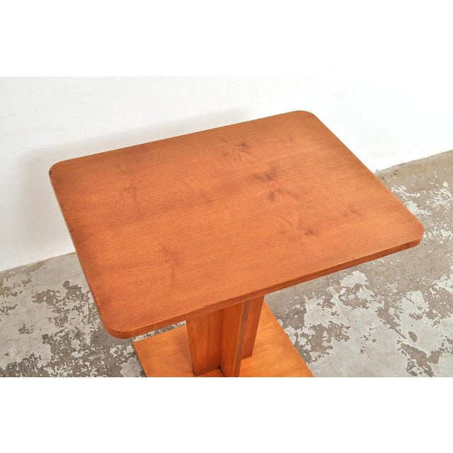 Art Deco Side Table or Coffee Table in Cherrywood, 1930s For Sale - Image 9 of 10