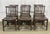 Antique Table in Elm and Oak with Extensions and Chairs, Set of 9 For Sale - Image 13 of 18