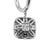 Early 21st Century Ladies 14k White Gold 1.11ctw Round Diamond Square Pave Cluster Dangle Earrings, A Pair For Sale - Image 5 of 8
