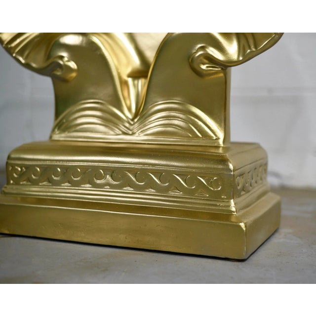 1970s Hollywood Regency Clam Shell Grosfeld House Style Hall Table For Sale In Chicago - Image 6 of 11