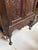 Antique Oak 2 Door Corner Unit With Carved Panels Resting On Cabriole Feet For Sale - Image 4 of 8
