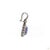Blue 4.47 Carat Round Brilliant Cut Diamond Blue Sapphire Gold Earrings, Pair For Sale - Image 8 of 9