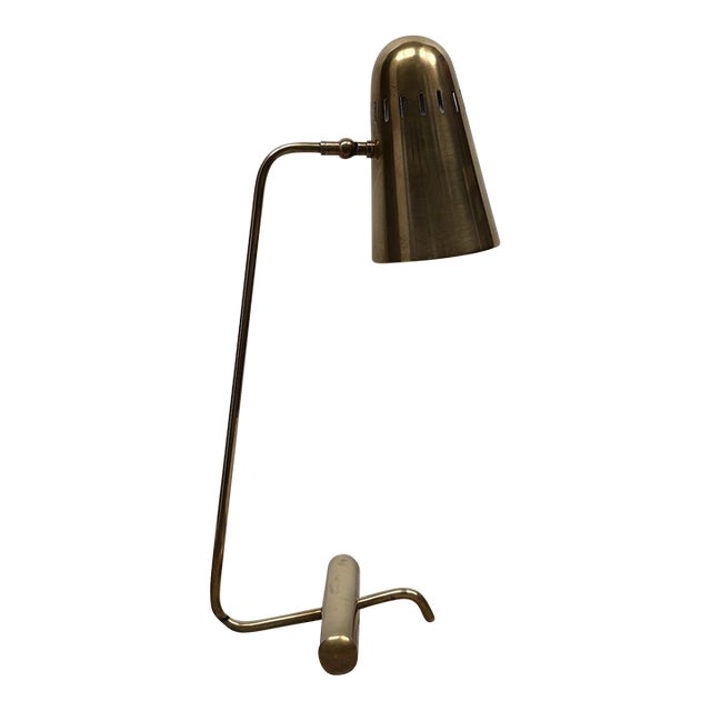Attributed to Visual Comfort Brass Desk Lamp For Sale