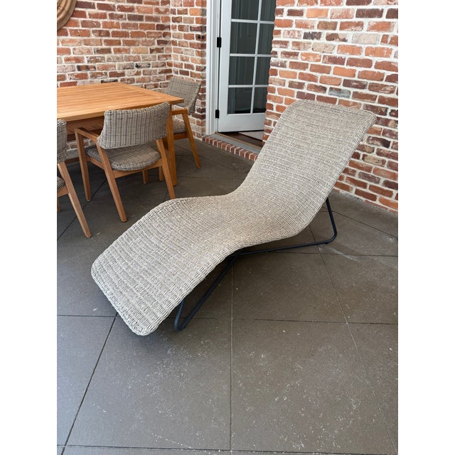Wicker Chaise For Sale In Nashville - Image 6 of 9