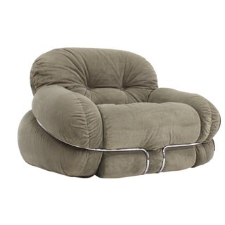 Vintage Okay Armchair by Adriano Piazzesi, Italy, 1970s For Sale