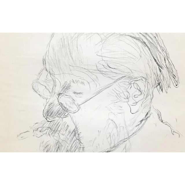 Hans Berger, Portrait d'homme à lunettes, 1920, Lithograph For Sale - Image 4 of 6