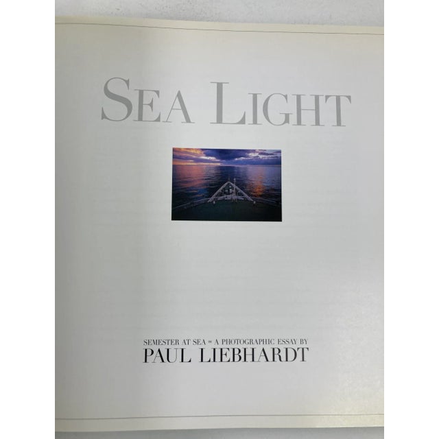 Late 20th Century Sea Light by Paul Liebhardt Hardcover Photography Book 1997 For Sale - Image 5 of 13