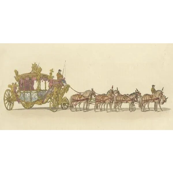State Carriage of George III, 1805, Paper For Sale - Image 3 of 6