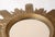 Small Vintage Italian Faux Bois Gilded Sunburst Mirror For Sale - Image 4 of 7