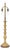 Dutch Brass Candlestick Mounted as a Table Lamp For Sale