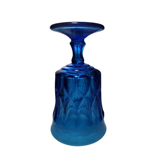 Noritake Vintage Noritake Perspective Blue Goblets- Set of 4 For Sale - Image 4 of 5