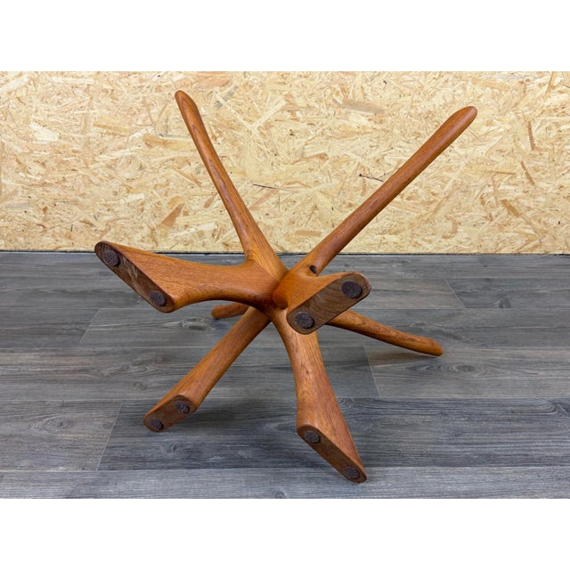 Teak Coffee Table T118 Glass by Illum Wikkelso for Niels Eilersen, 1970s For Sale - Image 18 of 18