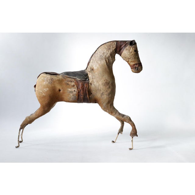 French Artist, Horse Sculpture, 1880, Horsehide For Sale - Image 16 of 16