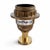 Gold Decorated Ceramic Vase Lamp by Hubert Olivier, 1970s For Sale - Image 4 of 8