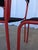 Vintage Space Age Red & Black Metal Chairs, 1970s, Set of 4 For Sale - Image 4 of 18