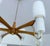 Large Scandinavian Style Pendant Light in Glass and Teak from Temde, 1960s For Sale - Image 16 of 18