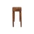 2020s Amber Oak-Finish Mango Wood Curved Console Table For Sale - Image 5 of 7
