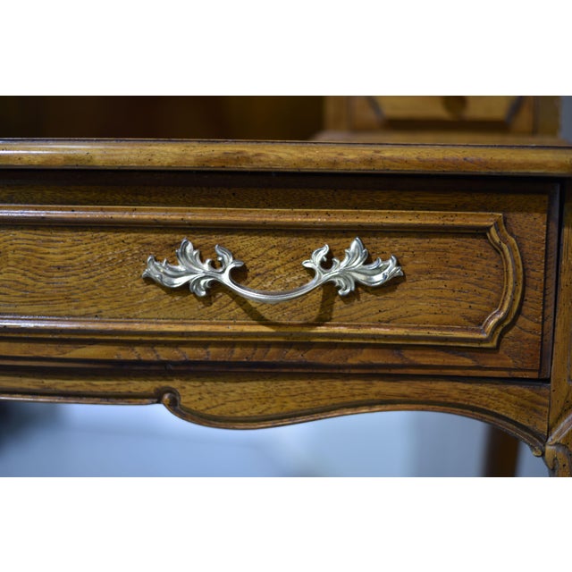 Vintage French Provincial Secretary Desk by Thomasville For Sale - Image 11 of 14