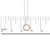 Early 21st Century Tri Tone Sterling Silver 1/5 Cttw Diamond Interlocking Circle Pendant Necklace For Sale - Image 5 of 5