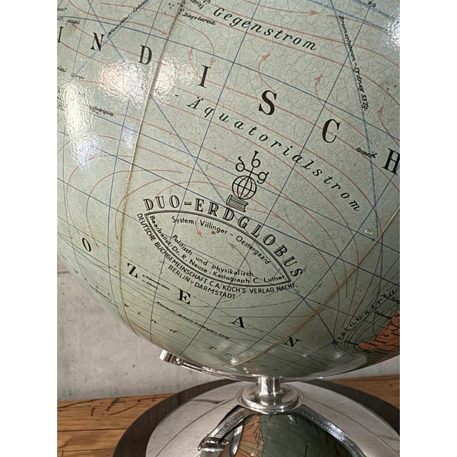 Vintage Duo Glass Globe Lamp from DBG, Germany, 1960s For Sale - Image 9 of 11