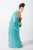 Early 20th Century Chinese Figurine of Lady in Blue With Fan For Sale - Image 4 of 17