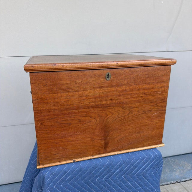 Antique Walnut Dovetailed Document or Storage Box, Pennsylvania, Circa 1850s For Sale - Image 18 of 18