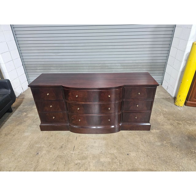 Wood Barbara Barry for Baker Mahogany Dresser For Sale - Image 7 of 12