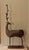 Folk Art Brutalist Metal Deer Statue For Sale - Image 3 of 5