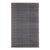 Dash & Albert by Annie Selke Herringbone Black/Ivory Indoor/Outdoor Rug, 7' 6" x 9' 6" For Sale