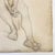 Antique French Realist Male Figurative Study (Charcoal on Woven Cream Paper) For Sale - Image 4 of 7